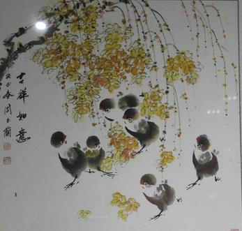 ���൱���黭�ղ�չ���������Ļ���