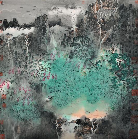 卢禹舜山水画教学之《论笔墨》