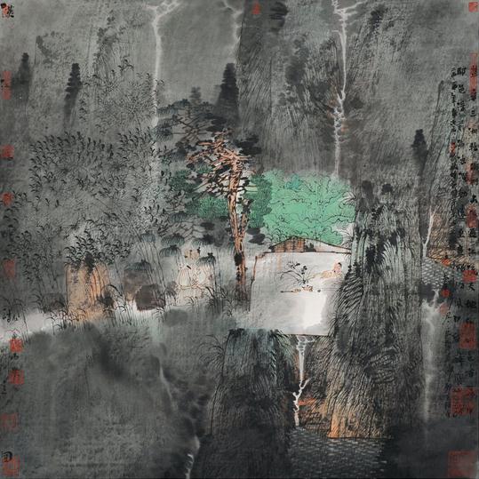 卢禹舜山水画教学之《论笔墨》