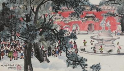 ���Ͼ޳���ɽ�±���д��ר��չ�ھ���Ļ