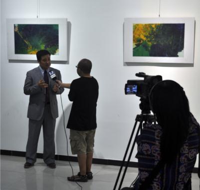 �쾳��֣��ˮī��Ʒչ�ھ�¡����Ļ