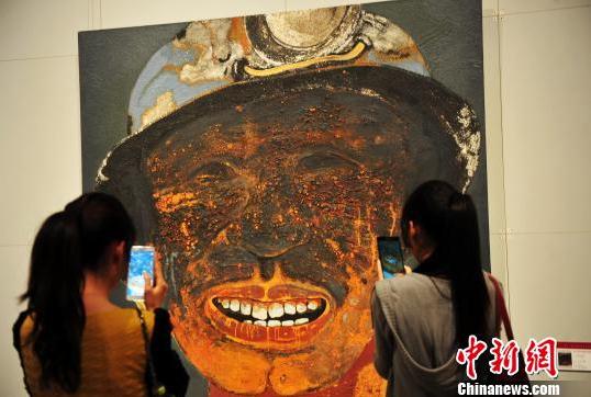 第十二届全国美展综合材料绘画展河北博物院启幕