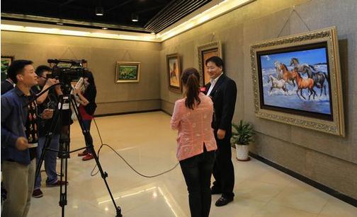 第六届人民美术展在京启幕(组图)