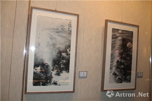 大道于斯童和平山水画精品展在京启幕