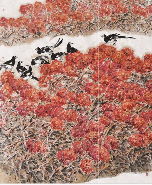 浓情漫笔写家园—— 岳介中画作欣赏