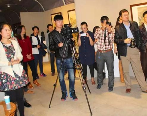笔者心也学院书画邀请展在天健画廊举办