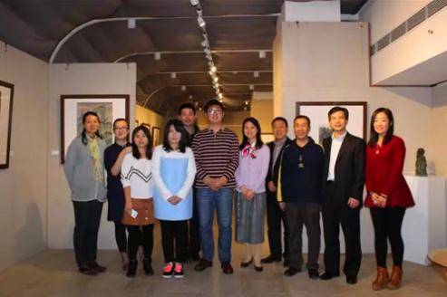 笔者心也学院书画邀请展在天健画廊举办