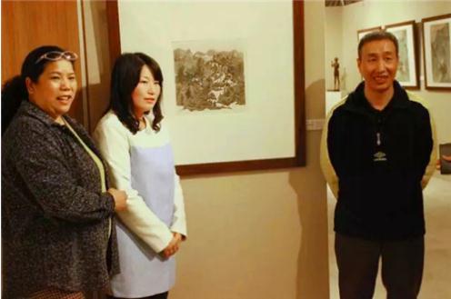 笔者心也学院书画邀请展在天健画廊举办