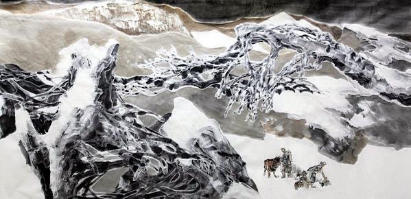 �Ӻ��������Ʒ����-������ũæ��59x120cm   2013��