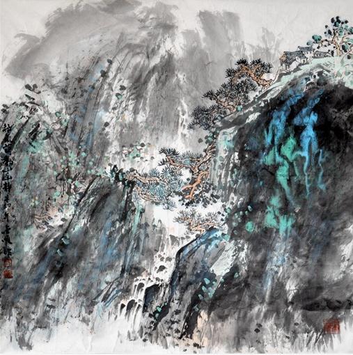 苍茫浑厚 意蕴深邃 ——读蔡金顺的山水画