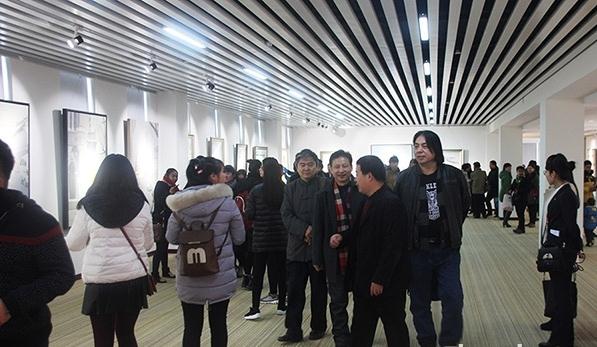 庆研究中心成立美术作品展在黄河文化艺术馆开展