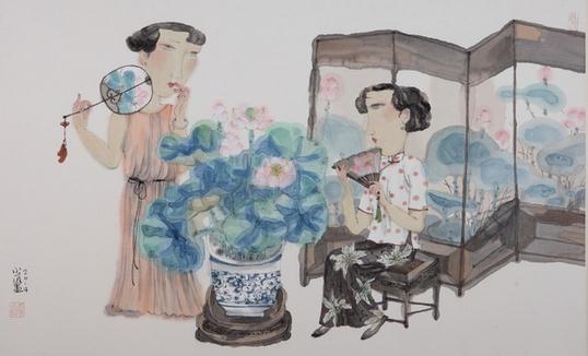 刘海粟美术馆“展望未来”马小娟
