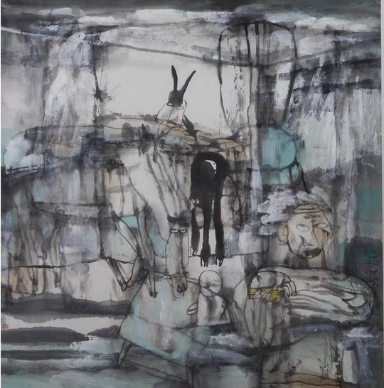刘海粟美术馆“展望未来”施大畏