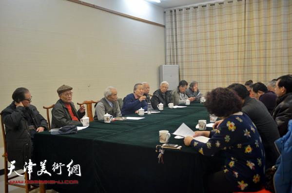 天津美协山水画专委会研究部署2015年工作计划