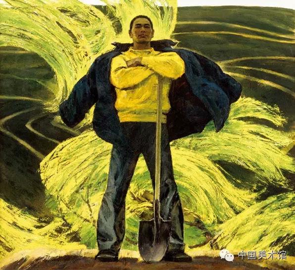 《潮》 詹建俊 177×196cm 油画 1984年