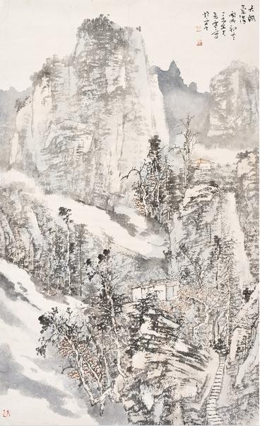 大道归真—朱零国画作品展在北京听雨楼举行