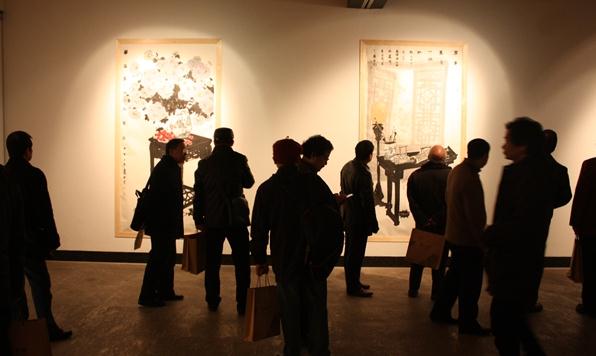 山水花鸟交相辉映 “张军、魏金修中国画展”亮相武汉