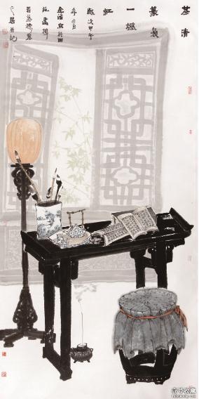 山水花鸟交相辉映 “张军、魏金修中国画展”亮相武汉