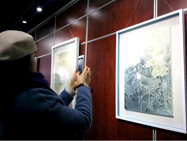 胡永红个人书画展在卓尔美术馆开幕