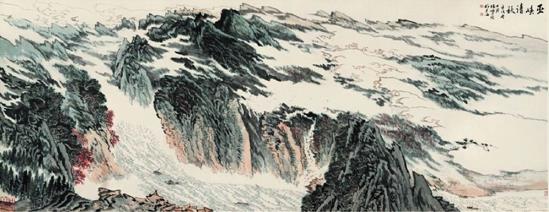 李可染 长征 1959年 (2011年嘉德1.075亿元成交)