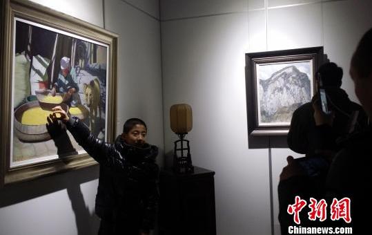 2015年山西新年美术展览太原景峰美术馆启幕