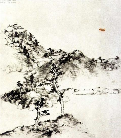 清初四画僧之一：八大山人中国画作品集萃（高清图集）-中国山水画艺术网