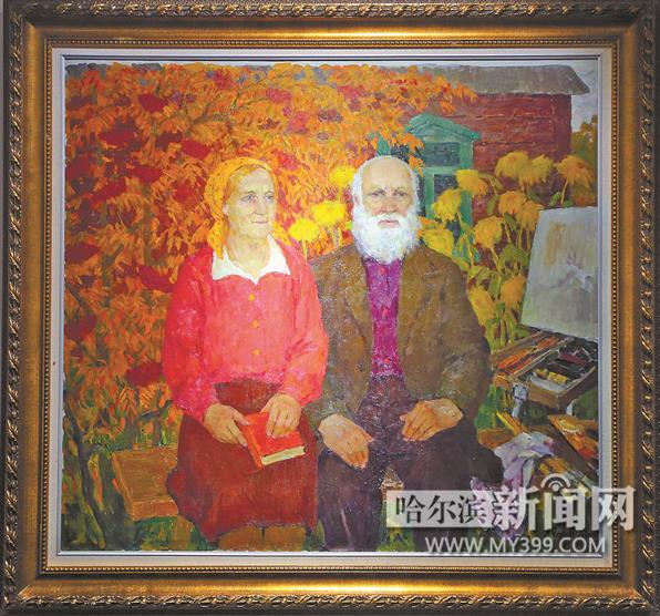 俄罗斯人民画家油画精品展哈尔滨启幕(组图)