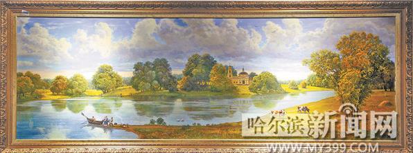 俄罗斯人民画家油画精品展哈尔滨启幕(组图)