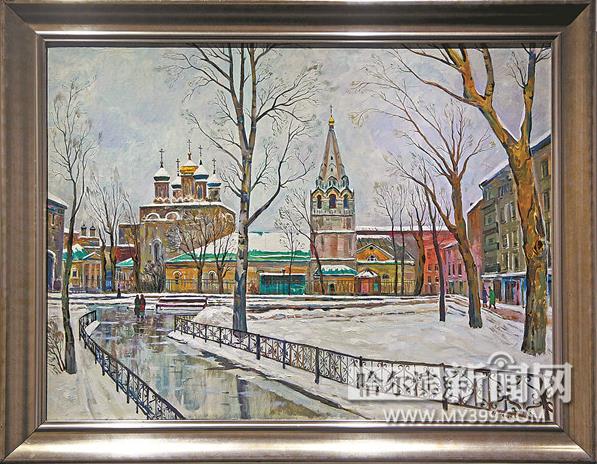 俄罗斯人民画家油画精品展哈尔滨启幕(组图)