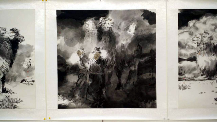 盛世华夏·甘肃国画院2015迎春书画展参展作品:王晓银作品