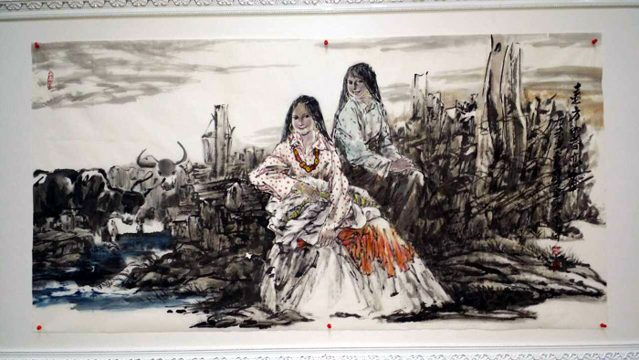 盛世华夏·甘肃国画院2015迎春书画展参展作品:李秀峰作品