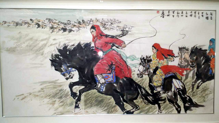 盛世华夏·甘肃国画院2015迎春书画展参展作品:赵万顺作品