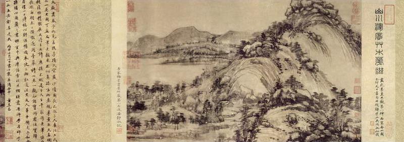 疯狂藏家欲焚《富春山居图》殉葬 画卷烧成两段