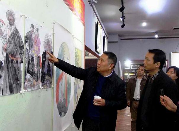 马国强水墨艺术研习会2015年第一次研习座谈会在郑召开