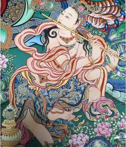唐卡大师才让当周:工笔神韵 传承唐卡艺术