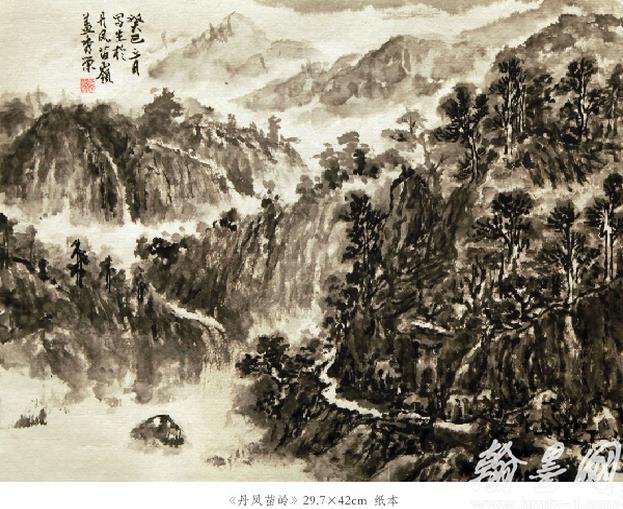 盖秀荣国画作品赏析