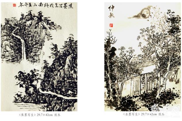 盖秀荣国画作品赏析