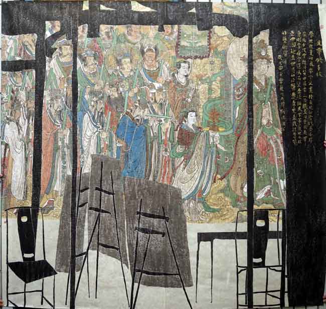 青年艺术家靳瑞强作品:光华映千秋