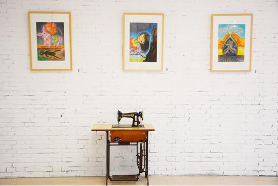 王芳芳支教绘画作品:展示大爱