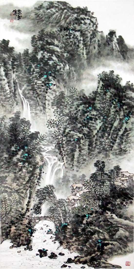 白崇然--山水