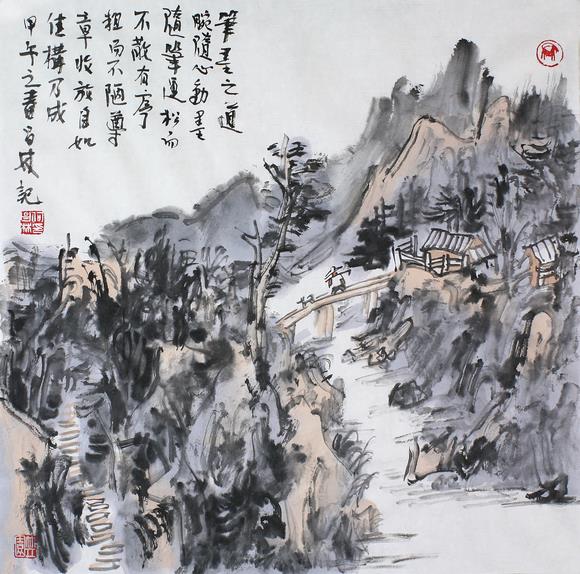 写生为大——何昌林国画小品展山西太原启幕