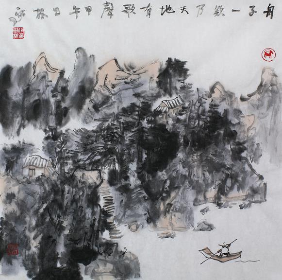 写生为大——何昌林国画小品展山西太原启幕