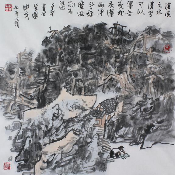 写生为大——何昌林国画小品展山西太原启幕