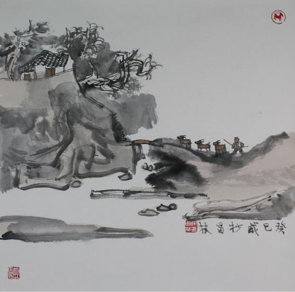 写生为大——何昌林国画小品展山西太原启幕