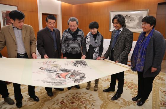 林俊龙家属向中国美术馆捐赠林俊龙先生中国画作品