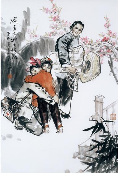 林俊龙家属向中国美术馆捐赠林俊龙先生中国画作品