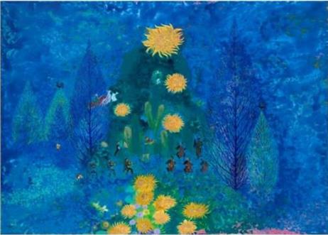 “超越极光”韩国画家全明子作品展将亮相北京