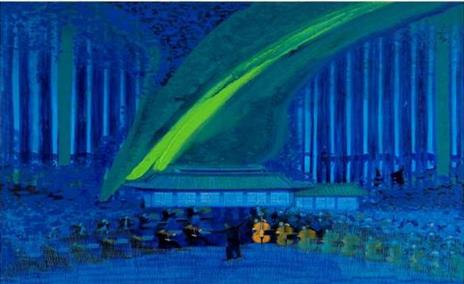 “超越极光”韩国画家全明子作品展将亮相北京