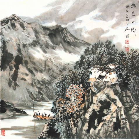 梦里家山 诗意纵情——观李玉田山水画作有感