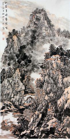 梦里家山 诗意纵情——观李玉田山水画作有感